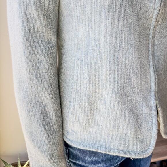 Jones New York Women's Light Gray Zip-Up Jacket - Picture 11 of 12